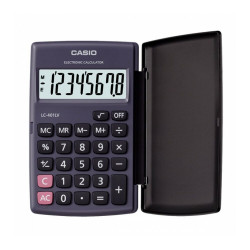 calcolatrice casio lc-401lv-bk nero resina 10 x 6 cm