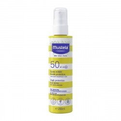 crème solaire pour enfants en spray mustela spf 50 200 ml