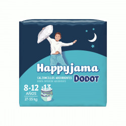 disposable nappies dodot happyjama 8-12 years size 8 13 units underpants