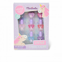 conjunto de maquilhagem infantil martinelia little unicorn nail polish 7 unidades