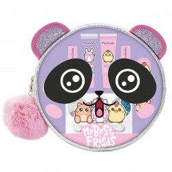 conjunto de cosmética infantil martinelia bff panda cosmetic beauty urso panda 16 peças 16 pcs
