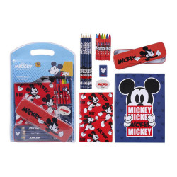 Stationery Set Mickey Mouse Blue (16 pcs)