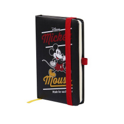 notebook mickey mouse black a6