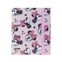 ring binder minnie mouse a4 pink 26 x 32 x 4 cm
