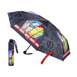 Foldable Umbrella The Avengers Black (Ø 92 cm)