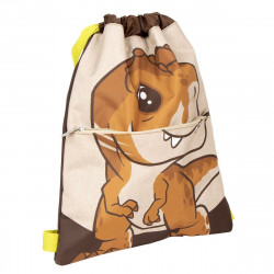 Child's Backpack Bag Jurassic Park Brown Ocre 27 x 33 cm