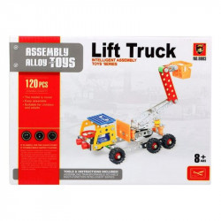 set de construction camion avec grue 117622 120 pcs