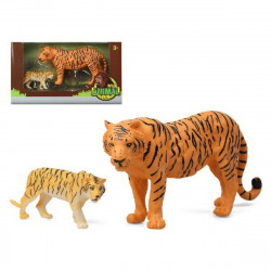 set animaux sauvages tigre 2 pcs