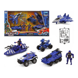 action figure rescue team police officer