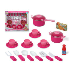 set di giocattoli kitchen playset rosa 48 x 41 cm