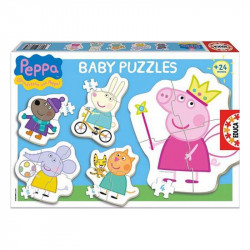 5-puzzle set peppa pig educa baby 15622 24 pieces