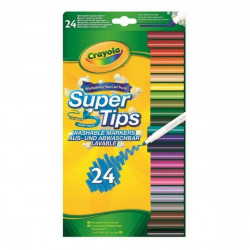 felt-tip pens crayola b01bf6f20k washable 24 uds