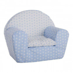 fauteuil pour enfant bleu acrylique 44 x 34 x 53 cm