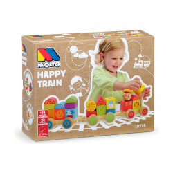 Baby toy Moltó Happy Train 23 Pieces
