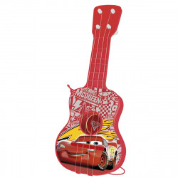 brinquedo musical cars guitarra infantil vermelho