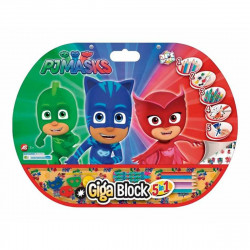 craft game cefatoys giga block pjmask 5in1 stickers