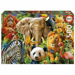 animals puzzle educa 500 pieces