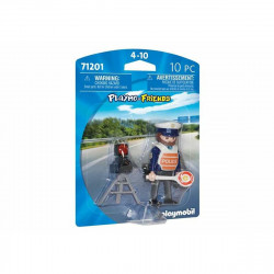 figurine d’action playmobil 71201 police friends
