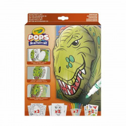 pictures to colour in crayola 3d color pops dinosaurs