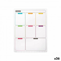 weekly planner a3 magnet white 36 units