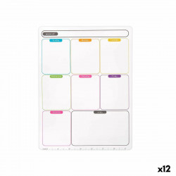 weekly planner a4 magnet white 12 units