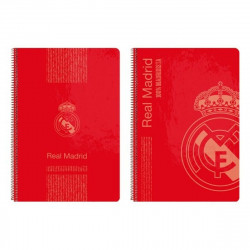 cahier à spirale real madrid c.f. 511957066 rouge a4