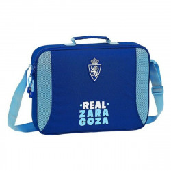 school satchel real zaragoza blue light blue 38 x 28 x 6 cm