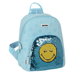 Casual Backpack Smiley Little Dreamer Light Blue