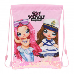 child s backpack bag na!na!na! surprise sparkles pink 26 x 34 x 1 cm