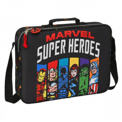 borsa per la scuola the avengers super heroes nero 38 x 28 x 6 cm