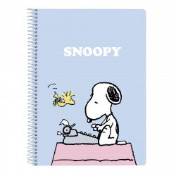 notebook snoopy imagine blue a5 80 sheets