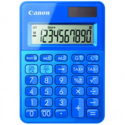 calculator canon 0289c001 blue plastic