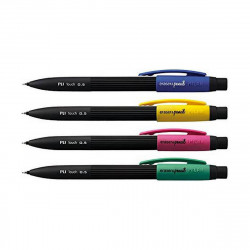 pencil lead holder milan eraser & pencil blue multicolour