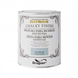 peinture bruguer rust-oleum chalky finish 5733887 meubles 750 ml gris anthracite