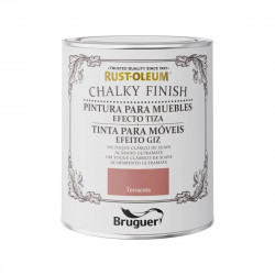 peinture bruguer rust-oleum chalky finish 5733893 meubles terre cuite 750 ml