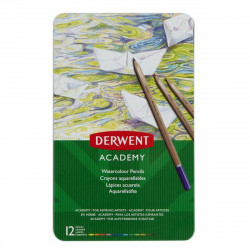 crayons de couleurs pour aquarelle derwent academy multicouleur