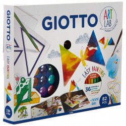 painting set giotto 82 pieces multicolour