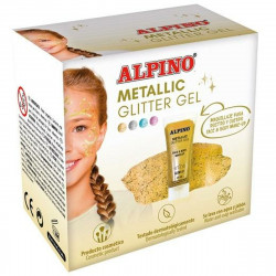children s makeup alpino gel glitter golden