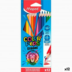 colouring pencils maped color peps strong multicolour 12 pieces 12 units