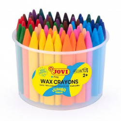 coloured crayons jovi jumbo easy grip 72 pieces multicolour