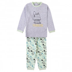 Children's Pyjama Snoopy Green Grey Blue