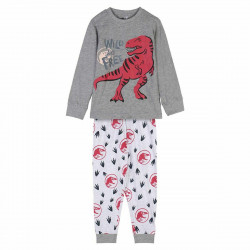 children s pyjama jurassic park grey