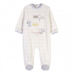 Baby's Long-sleeved Romper Suit Snoopy Yellow Grey