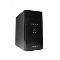 atx semi-tower micro box with power feed tacens ac0500 usb 3.0 500 w black