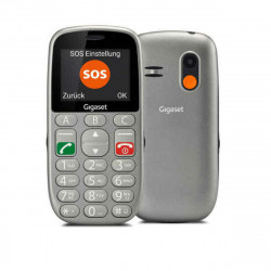 téléphone portable pour personnes âgées gigaset gl390 2 2″ 2g 800 mah gris