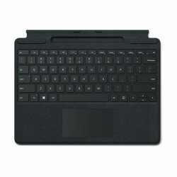 clavier avec pavé tactile surface pro 8 pro x microsoft 8xb-00012 espagnol noir espagnol qwerty qwerty
