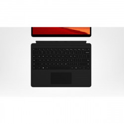 clavier bluetooth avec support pour tablette microsoft qjw-00012 espagnol qwerty noir