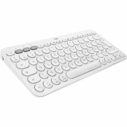 bluetooth keyboard with support for tablet logitech k380 for mac multi-device azerty french white french