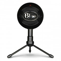 table-top microphone blue microphones snowball ice black
