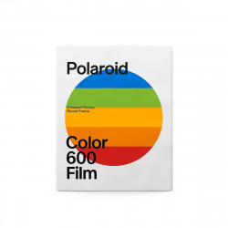 película fotográfica instantânea polaroid film 600 round frame